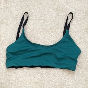 Onzie Elastic Bra Top - Dark Green